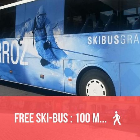 Red Apple Carroz Duplex De Charme Wifi Parking Balcon Tv Ski-Bus Les Carroz d'Araches Exterior photo